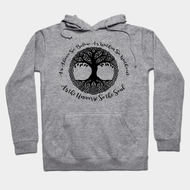 As Above So Below Hoodie by Danipost